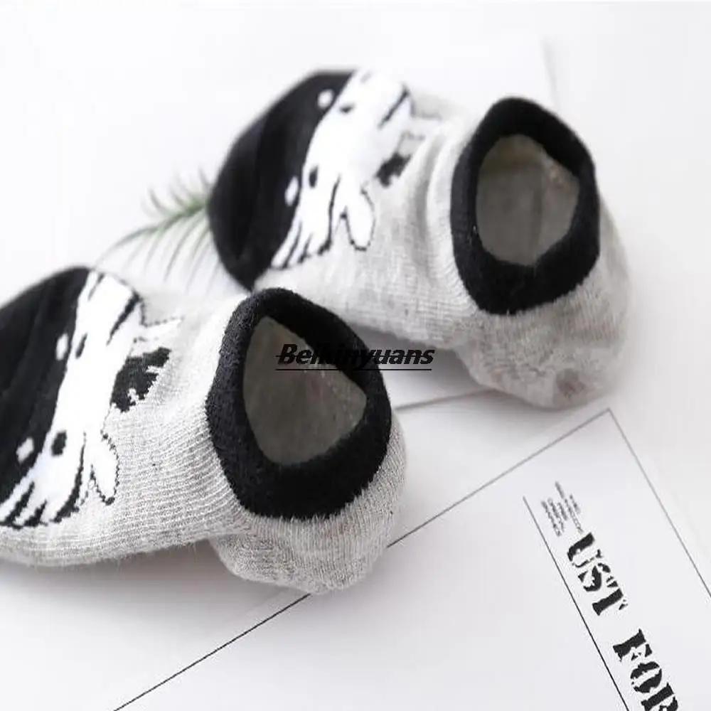 New cartoon baby socks cute little donkey cotton invisible boat socks 5 pairs of boat socks children socks